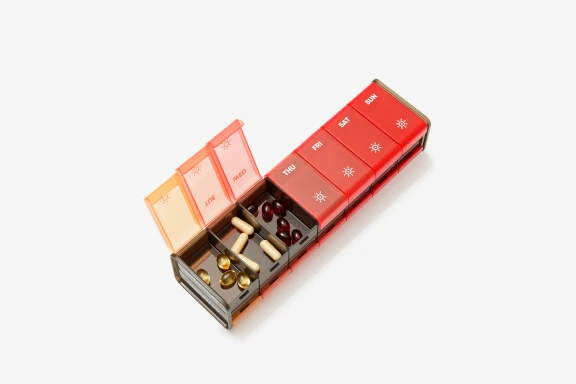 GoBox double-sided ar pārvalku, sarkans